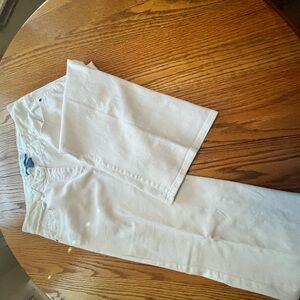 Penmans White Denim Flare leg Jeans